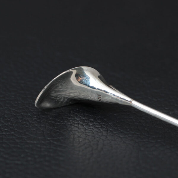Calla lily shape hairpin fine s925 sterling silver flower hair stick