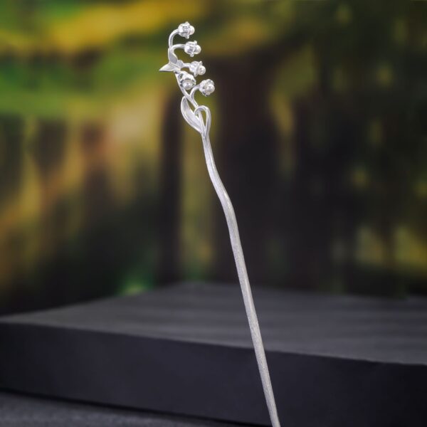 nice s925 sterling silver Lily flowers shape hairpin