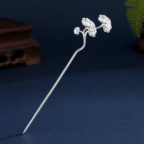 nice s925 sterling silver cloud shape hairpin
